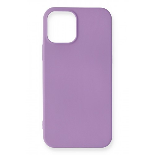 Newface iPhone 12 Pro Kılıf Premium Rubber Silikon - Lila Newface iPhone 12 Pro Kılıf Premium Rubber Silikon - Lila