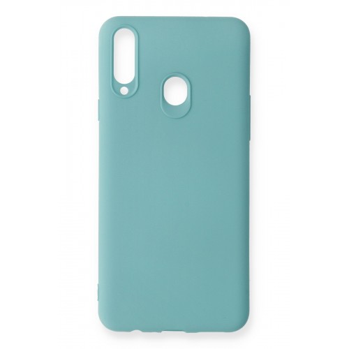 Newface Samsung Galaxy A20S Kılıf Premium Rubber Silikon - Su Yeşili Newface Samsung Galaxy A20S Kılıf Premium Rubber Silikon - Su Yeşili