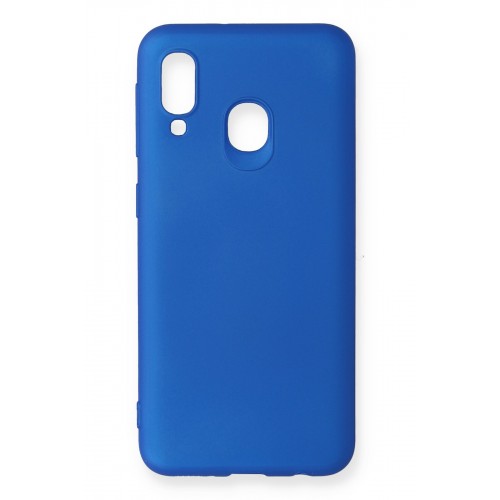 Newface Samsung Galaxy A20E Kılıf Premium Rubber Silikon - Mavi Newface Samsung Galaxy A20E Kılıf Premium Rubber Silikon - Mavi