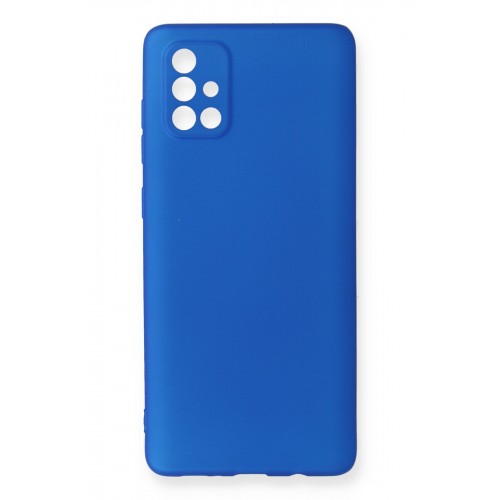 Newface Samsung Galaxy A71 Kılıf Premium Rubber Silikon - Mavi Newface Samsung Galaxy A71 Kılıf Premium Rubber Silikon - Mavi