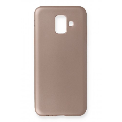 Newface Samsung Galaxy A6 2018 Kılıf Premium Rubber Silikon - Rose Gold Newface Samsung Galaxy A6 2018 Kılıf Premium Rubber Silikon - Rose Gold