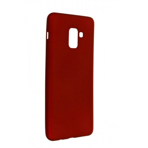 Newface Samsung Galaxy A8 Plus 2018 Kılıf Premium Rubber Silikon - Bordo Newface Samsung Galaxy A8 Plus 2018 Kılıf Premium Rubber Silikon - Bordo