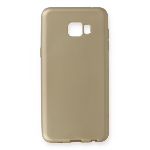 Newface Samsung Galaxy C5 Pro Kılıf Premium Rubber Silikon - Gold Newface Samsung Galaxy C5 Pro Kılıf Premium Rubber Silikon - Gold