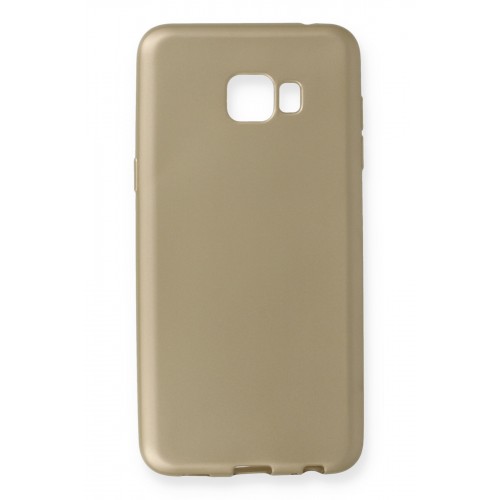 Newface Samsung Galaxy C7 Pro Kılıf Premium Rubber Silikon - Gold Newface Samsung Galaxy C7 Pro Kılıf Premium Rubber Silikon - Gold