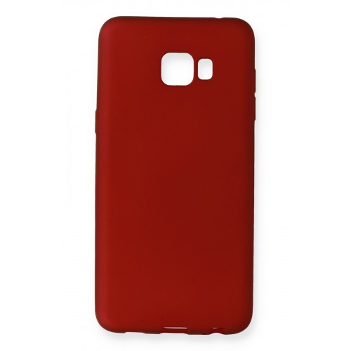 Newface Samsung Galaxy C7 Pro Kılıf Premium Rubber Silikon - Bordo Newface Samsung Galaxy C7 Pro Kılıf Premium Rubber Silikon - Bordo