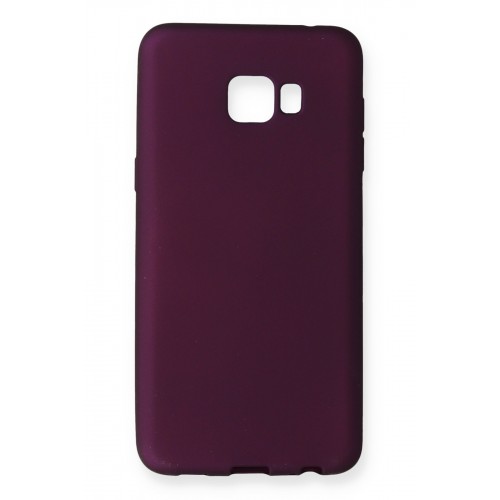 Newface Samsung Galaxy C7 Pro Kılıf Premium Rubber Silikon - Mürdüm Newface Samsung Galaxy C7 Pro Kılıf Premium Rubber Silikon - Mürdüm