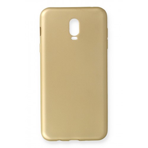 Newface Samsung Galaxy C8 Kılıf Premium Rubber Silikon - Gold Newface Samsung Galaxy C8 Kılıf Premium Rubber Silikon - Gold