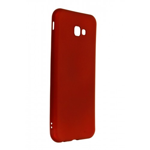 Newface Samsung Galaxy J4 Plus Kılıf Premium Rubber Silikon - Bordo Newface Samsung Galaxy J4 Plus Kılıf Premium Rubber Silikon - Bordo