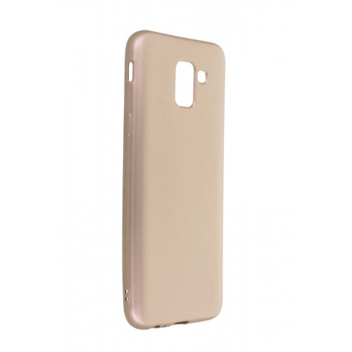 Newface Samsung Galaxy J6 Kılıf Premium Rubber Silikon - Gold Newface Samsung Galaxy J6 Kılıf Premium Rubber Silikon - Gold