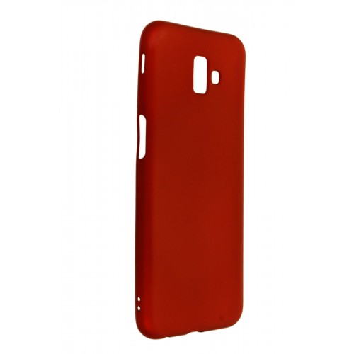 Newface Samsung Galaxy J6 Plus Kılıf Premium Rubber Silikon - Bordo Newface Samsung Galaxy J6 Plus Kılıf Premium Rubber Silikon - Bordo
