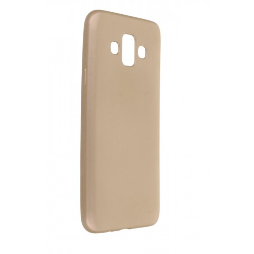 Newface Samsung Galaxy J7 Duo Kılıf Premium Rubber Silikon - Gold Newface Samsung Galaxy J7 Duo Kılıf Premium Rubber Silikon - Gold