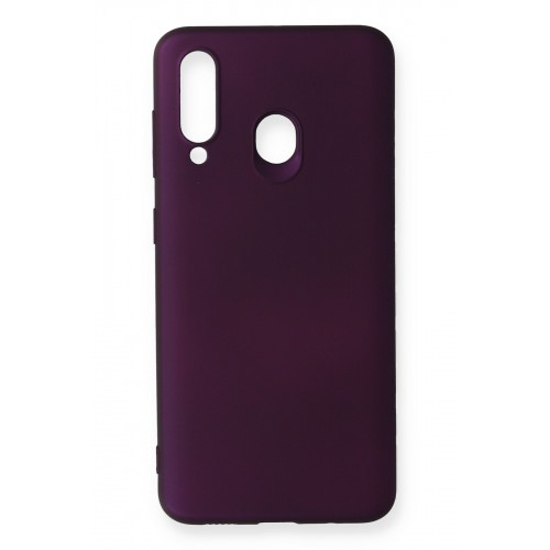 Newface Samsung Galaxy M40 Kılıf Premium Rubber Silikon - Mürdüm Newface Samsung Galaxy M40 Kılıf Premium Rubber Silikon - Mürdüm