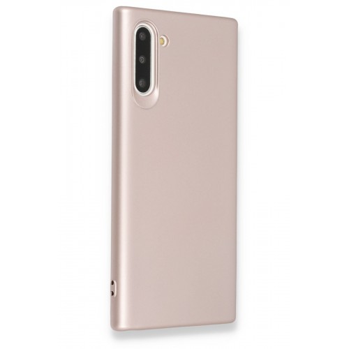 Newface Samsung Galaxy Note 10 Kılıf Premium Rubber Silikon - Rose Gold Newface Samsung Galaxy Note 10 Kılıf Premium Rubber Silikon - Rose Gold