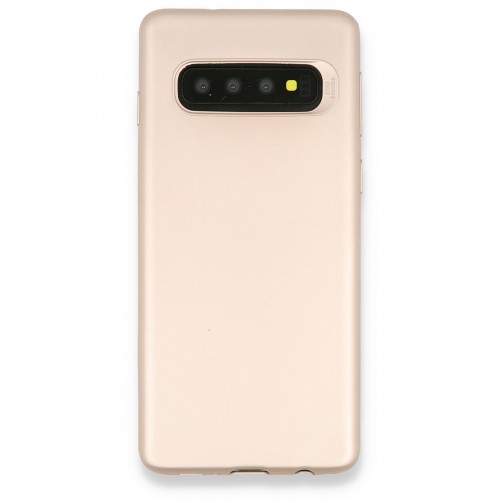 Newface Samsung Galaxy S10 Kılıf Premium Rubber Silikon - Rose Gold Newface Samsung Galaxy S10 Kılıf Premium Rubber Silikon - Rose Gold