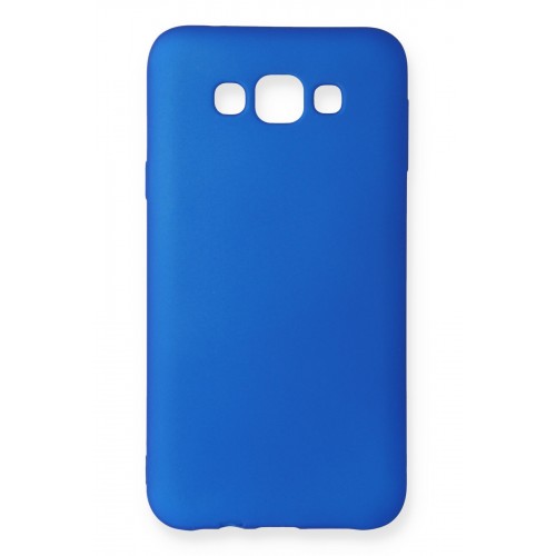 Newface Samsung Galaxy E7 Kılıf Premium Rubber Silikon - Mavi Newface Samsung Galaxy E7 Kılıf Premium Rubber Silikon - Mavi