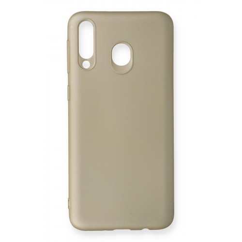 Newface Samsung Galaxy M30 Kılıf Premium Rubber Silikon - Gold Newface Samsung Galaxy M30 Kılıf Premium Rubber Silikon - Gold