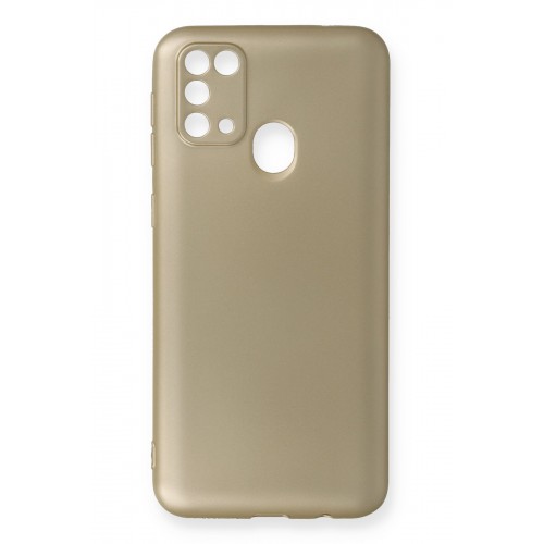 Newface Samsung Galaxy M31 Kılıf Premium Rubber Silikon - Gold Newface Samsung Galaxy M31 Kılıf Premium Rubber Silikon - Gold