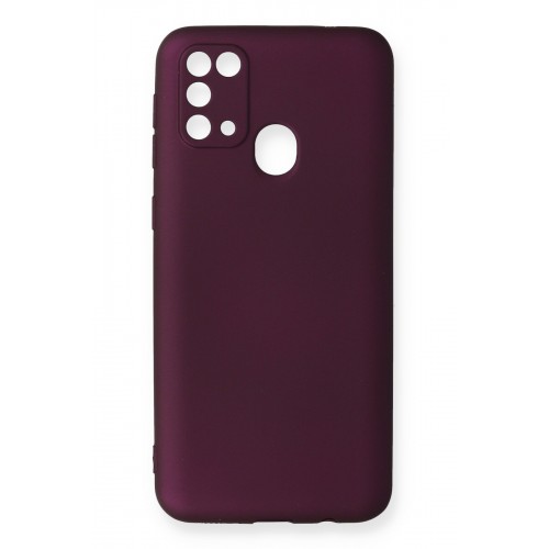 Newface Samsung Galaxy M31 Kılıf Premium Rubber Silikon - Mürdüm Newface Samsung Galaxy M31 Kılıf Premium Rubber Silikon - Mürdüm