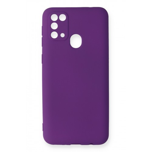 Newface Samsung Galaxy M31 Kılıf Premium Rubber Silikon - Mor Newface Samsung Galaxy M31 Kılıf Premium Rubber Silikon - Mor