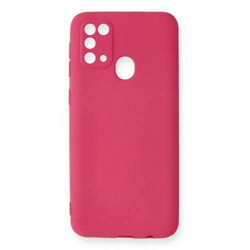 Newface Samsung Galaxy M31 Kılıf Premium Rubber Silikon - Pembe Newface Samsung Galaxy M31 Kılıf Premium Rubber Silikon - Pembe
