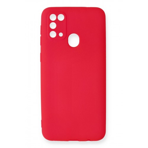 Newface Samsung Galaxy M31 Kılıf Premium Rubber Silikon - Kırmızı Newface Samsung Galaxy M31 Kılıf Premium Rubber Silikon - Kırmızı