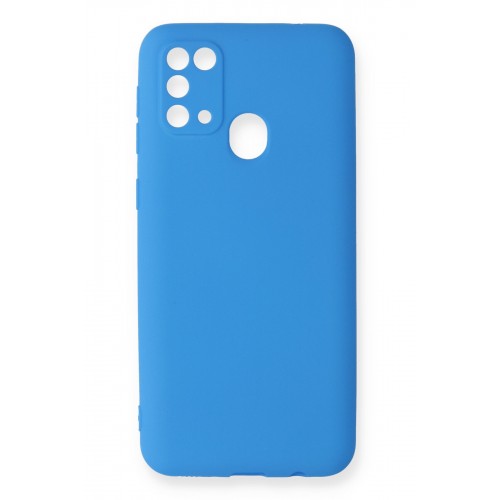 Newface Samsung Galaxy M31 Kılıf Premium Rubber Silikon - Mavi Newface Samsung Galaxy M31 Kılıf Premium Rubber Silikon - Mavi