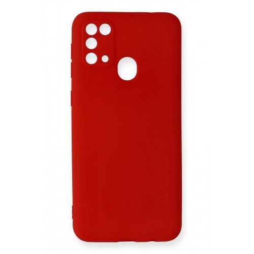 Newface Samsung Galaxy M31 Kılıf Premium Rubber Silikon - Koyu Kırmızı Newface Samsung Galaxy M31 Kılıf Premium Rubber Silikon - Koyu Kırmızı