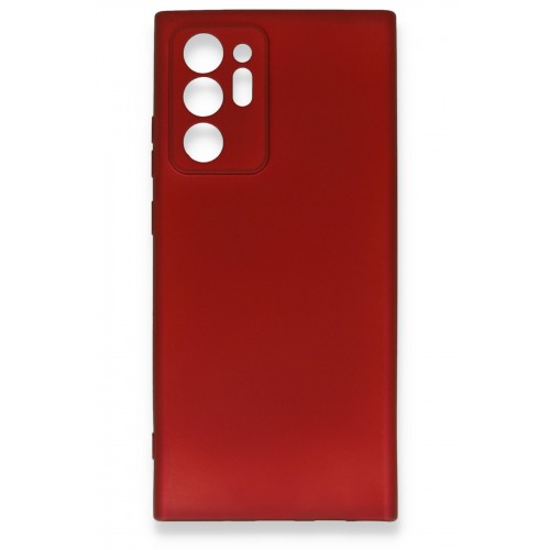 Newface Samsung Galaxy Note 20 Ultra Kılıf Premium Rubber Silikon - Bordo Newface Samsung Galaxy Note 20 Ultra Kılıf Premium Rubber Silikon - Bordo