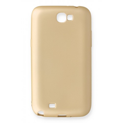 Newface Samsung Galaxy Note 2 / N7100 Kılıf Premium Rubber Silikon - Gold Newface Samsung Galaxy Note 2 / N7100 Kılıf Premium Rubber Silikon - Gold