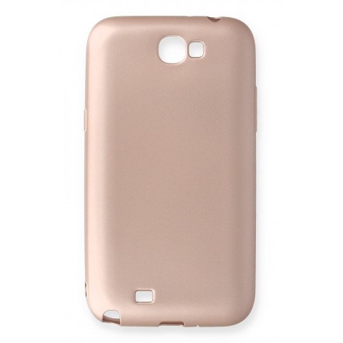 Newface Samsung Galaxy Note 2 / N7100 Kılıf Premium Rubber Silikon - Rose Gold Newface Samsung Galaxy Note 2 / N7100 Kılıf Premium Rubber Silikon - Rose Gold