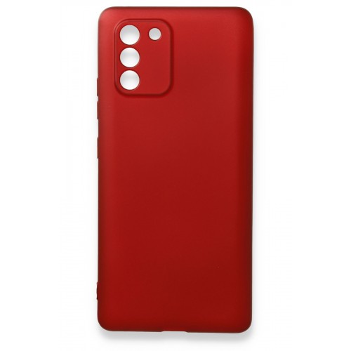 Newface Samsung Galaxy A91 / S10 Lite Kılıf Premium Rubber Silikon - Bordo Newface Samsung Galaxy A91 / S10 Lite Kılıf Premium Rubber Silikon - Bordo