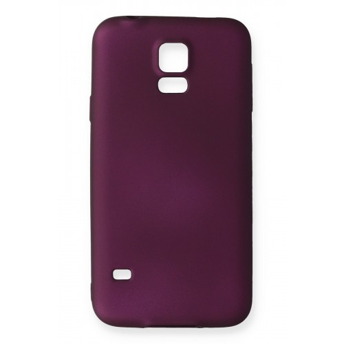 Newface Samsung Galaxy S5 Kılıf Premium Rubber Silikon - Mürdüm Newface Samsung Galaxy S5 Kılıf Premium Rubber Silikon - Mürdüm