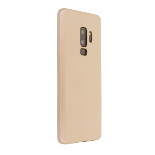 Newface Samsung Galaxy S9 Plus Kılıf Premium Rubber Silikon - Gold Newface Samsung Galaxy S9 Plus Kılıf Premium Rubber Silikon - Gold