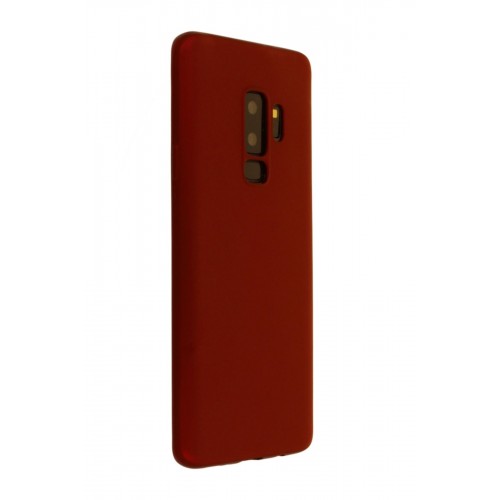 Newface Samsung Galaxy S9 Plus Kılıf Premium Rubber Silikon - Bordo Newface Samsung Galaxy S9 Plus Kılıf Premium Rubber Silikon - Bordo
