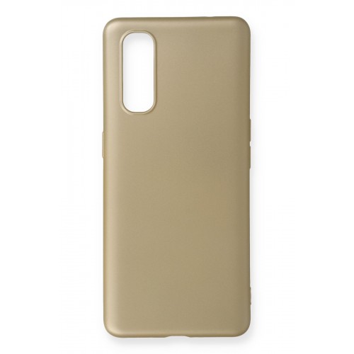 Newface Oppo Find X2 Kılıf Premium Rubber Silikon - Gold Newface Oppo Find X2 Kılıf Premium Rubber Silikon - Gold