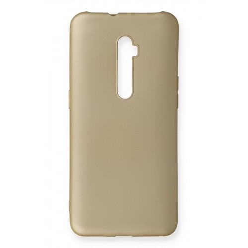 Newface Oppo Reno 10X Kılıf Premium Rubber Silikon - Gold Newface Oppo Reno 10X Kılıf Premium Rubber Silikon - Gold