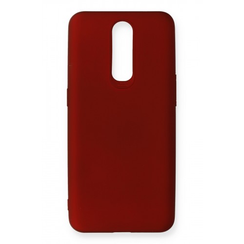 Newface Oppo RX17 Pro Kılıf Premium Rubber Silikon - Bordo Newface Oppo RX17 Pro Kılıf Premium Rubber Silikon - Bordo