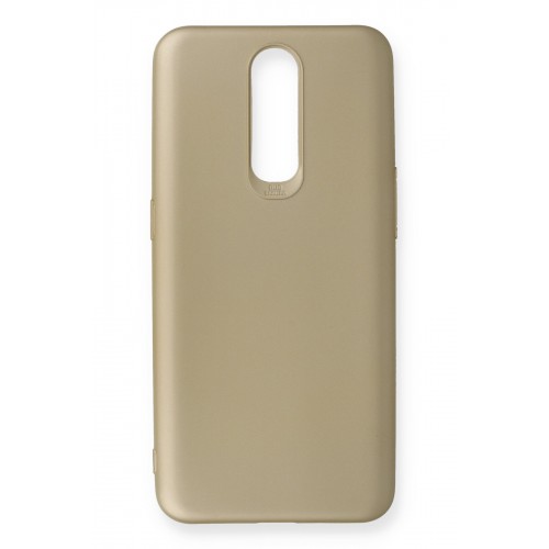 Newface Oppo RX17 Pro Kılıf Premium Rubber Silikon - Gold Newface Oppo RX17 Pro Kılıf Premium Rubber Silikon - Gold
