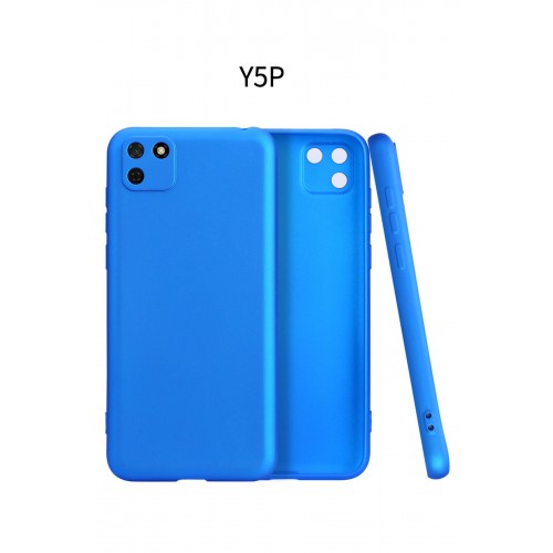 Newface Huawei Y5P Kılıf Premium Rubber Silikon - Mavi Newface Huawei Y5P Kılıf Premium Rubber Silikon - Mavi