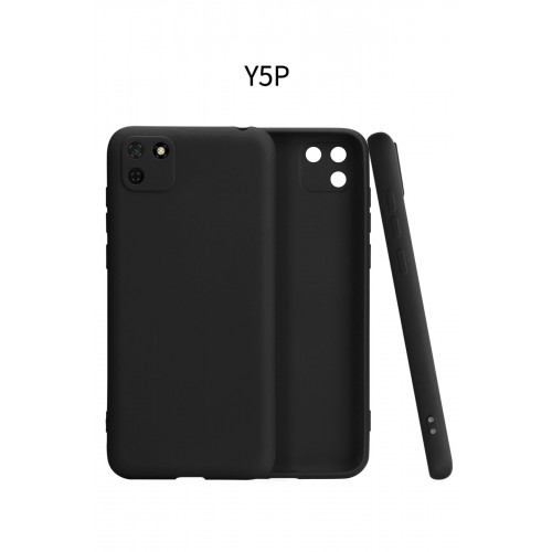Newface Huawei Y5P Kılıf Premium Rubber Silikon - Siyah Newface Huawei Y5P Kılıf Premium Rubber Silikon - Siyah
