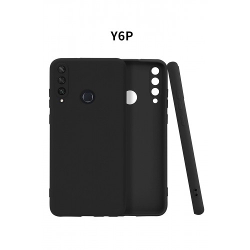 Newface Huawei Y6P Kılıf Premium Rubber Silikon - Siyah Newface Huawei Y6P Kılıf Premium Rubber Silikon - Siyah