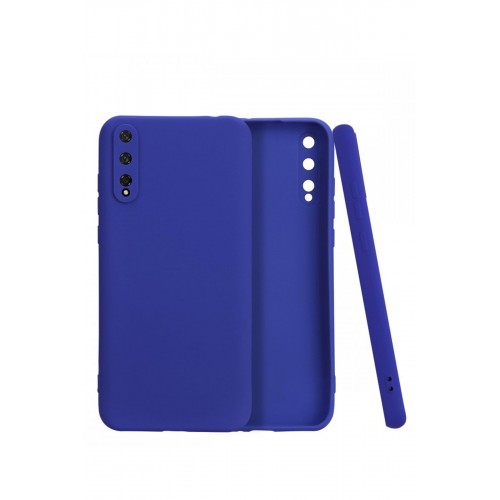 Newface Huawei P Smart S Kılıf Premium Rubber Silikon - Lacivert Newface Huawei P Smart S Kılıf Premium Rubber Silikon - Lacivert