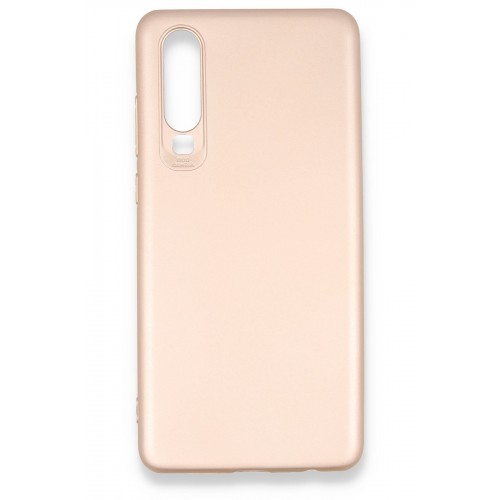 Newface Huawei P30 Kılıf Premium Rubber Silikon - Rose Gold Newface Huawei P30 Kılıf Premium Rubber Silikon - Rose Gold