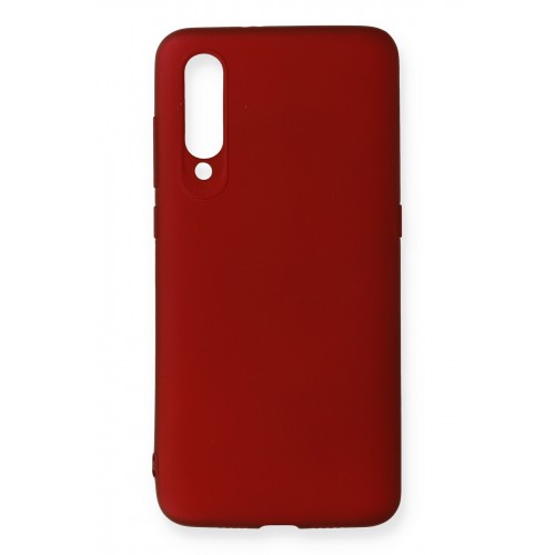 Newface Xiaomi Mi 9 Kılıf Premium Rubber Silikon - Bordo Newface Xiaomi Mi 9 Kılıf Premium Rubber Silikon - Bordo