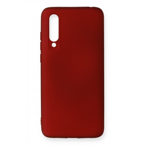 Newface Xiaomi Mi 9 Lite Kılıf Premium Rubber Silikon - Bordo Newface Xiaomi Mi 9 Lite Kılıf Premium Rubber Silikon - Bordo