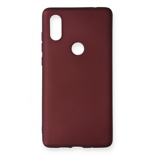 Newface Xiaomi Mi Mix 2S Kılıf Premium Rubber Silikon - Mürdüm Newface Xiaomi Mi Mix 2S Kılıf Premium Rubber Silikon - Mürdüm