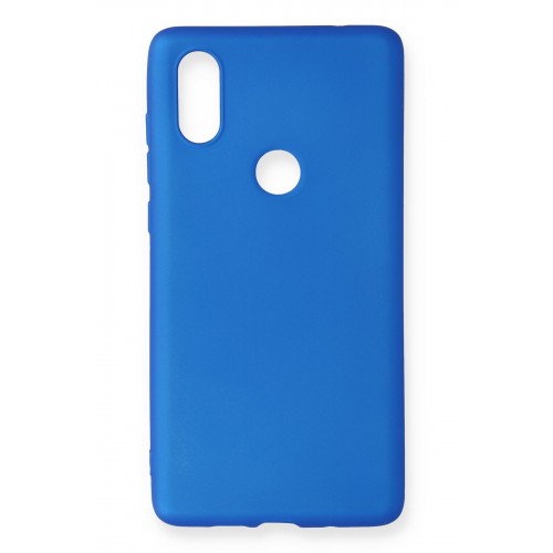 Newface Xiaomi Mi Mix 2S Kılıf Premium Rubber Silikon - Mavi Newface Xiaomi Mi Mix 2S Kılıf Premium Rubber Silikon - Mavi