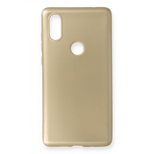 Newface Xiaomi Mi Mix 2S Kılıf Premium Rubber Silikon - Gold Newface Xiaomi Mi Mix 2S Kılıf Premium Rubber Silikon - Gold