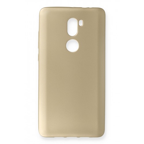 Newface Xiaomi Mi 5S Plus Kılıf Premium Rubber Silikon - Gold Newface Xiaomi Mi 5S Plus Kılıf Premium Rubber Silikon - Gold
