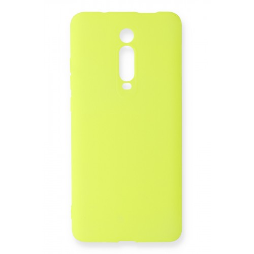 Newface Xiaomi Mi 9T Kılıf Premium Rubber Silikon - Sarı Newface Xiaomi Mi 9T Kılıf Premium Rubber Silikon - Sarı